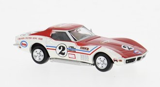 1:87 1971 Chevrolet Corvette C3 "Craven Filter King Size #2" (Red/White) 1:87 1971 Chevrolet Corvette C3 "Craven Filter King Size #2" (Red/White)