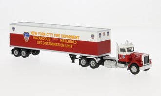 1:87 1973 Peterbilt 359 w/Trailer "FDNY"