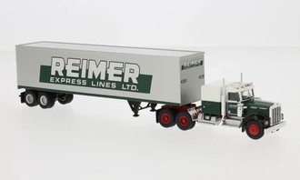 1:87 1977 Kenworth W900 w/Reefer Trailer "Reimer" 1:87 1977 Kenworth W900 w/Reefer Trailer "Reimer"