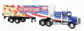 1:87 1974 Kenworth Ko-SZ w/Trailer "Dr. Oetker - Big Americans" 1:87 1974 Kenworth Ko-SZ w/Trailer "Dr. Oetker - Big Americans"