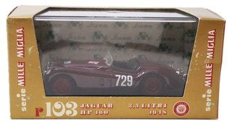 1:43 1948 Jaguar 3.5 Liter 160 HP #729 (Burgundy)