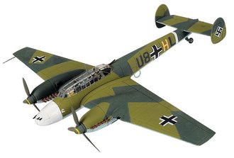 Messerschmitt BF110C-1 ZG26 'Horst Wessel' - Fw. Hermann Brinkmann/Bordfunker Uffz. Erwin Gruschow"