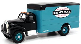 1:50 Mack B Box Van "New York Central System" (Black/Blue) 1:50 Mack B Box Van "New York Central System" (Black/Blue)
