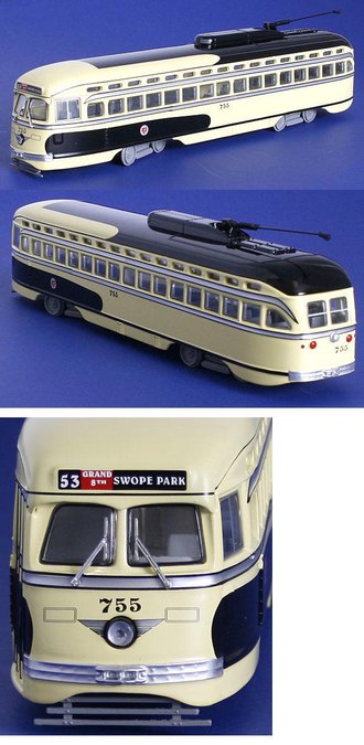 1:50 PCC Street Car "Kansas City Public Service Company, Kansas City, MO" 1:50 PCC Street Car "Kansas City Public Service Company, Kansas City, MO"
