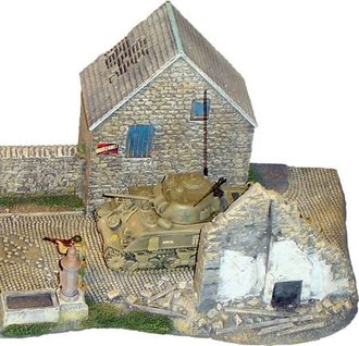D-Day 'Surrender' Set #1 - Sherman, Three Figures & Diorama Base D-Day 'Surrender' Set #1 - Sherman, Three Figures & Diorama Base