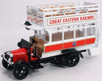 Thornycroft J Type Bus "Great Eastern Railway" (Red/White)
