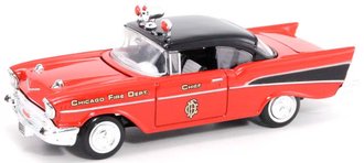 1:43 1957 Chevy Fire Chief Car "Chicago Fire Dept."