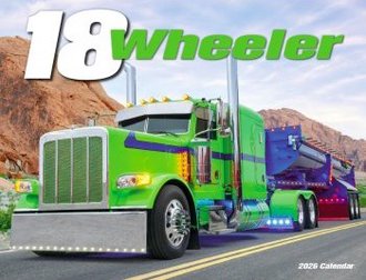 2026 Calendar - Tractor Trailer 18-Wheelers