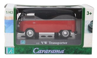1:43 Volkswagen Transporter (Red/Black)