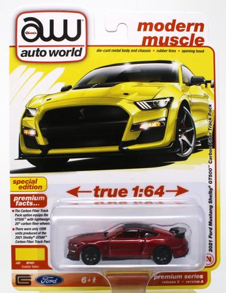 Chase 1:64 2021 Ford Mustang Shelby GT500 Carbon Fiber Track Pack (Version A) Chase 1:64 2021 Ford Mustang Shelby GT500 Carbon Fiber Track Pack (Version A)