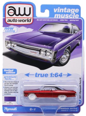 Chase 1:64 1971 Plymouth Fury III (Version B) Chase 1:64 1971 Plymouth Fury III (Version B)