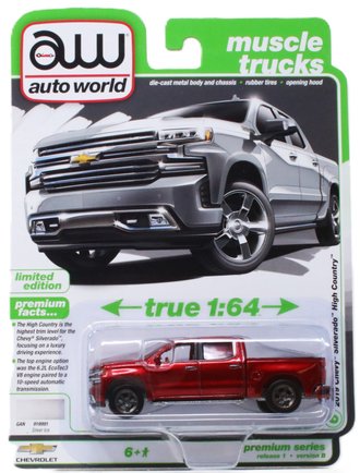 Chase 1:64 2019 Chevy Silverado High Country (Version B)