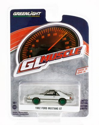 Chase 1:64 1982 Ford Mustang GT (Silver Metallic) Chase 1:64 1982 Ford Mustang GT (Silver Metallic)