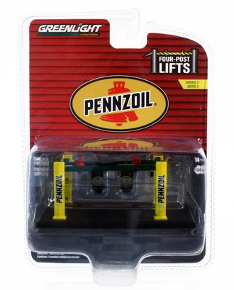 Chase 1:64 Auto Body Shop - Four-Post Lifts Series 3 "Pennzoil" Chase 1:64 Auto Body Shop - Four-Post Lifts Series 3 "Pennzoil"