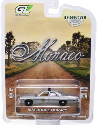 Chase 1:64 1975 Dodge Monaco "Hazzard County Sheriff" ***Raw Body***
