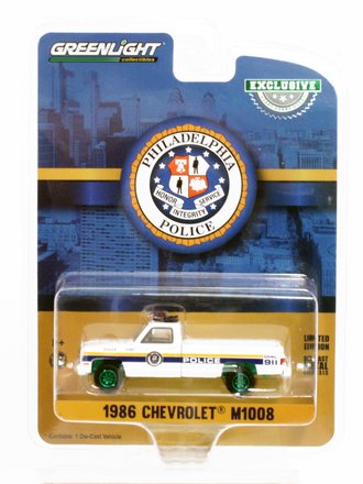 Chase 1:64 1986 Chevrolet M1008 "Philadelphia, Pennsylvania Police"