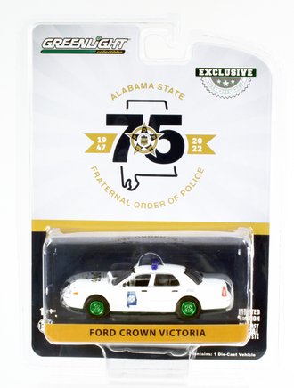 Chase 1:64 Hot Pursuit 2008 Ford Crown Victoria Police Interceptor "Alabama State (FOP)"