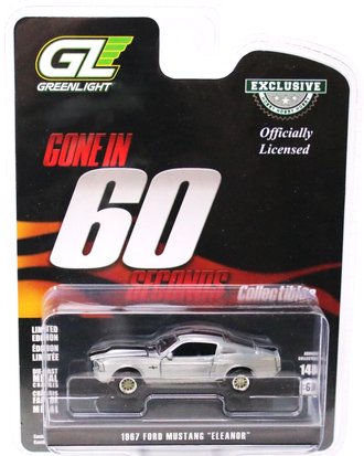 Chase 1:64 Gone in Sixty Seconds (2000) - 1967 Ford Mustang "Eleanor" ***RAW Body***