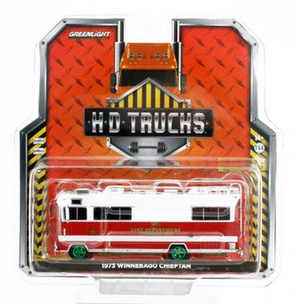 Chase 1:64 1973 Winnebago Chieftain "Joliet, IL Fire Department Comm & Unit"