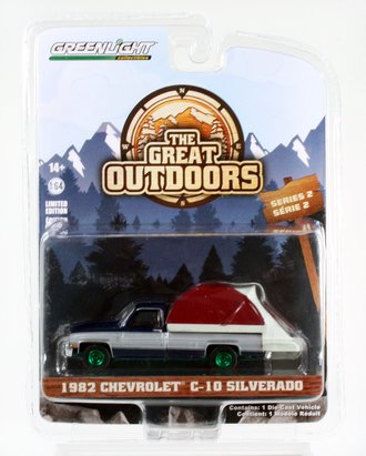 Chase 1:64 1982 Chevrolet C-10 Silverado w/Modern Truck Bed Tent