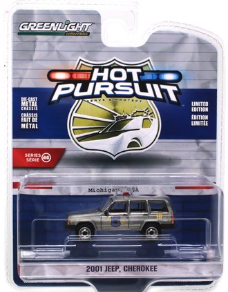 Chase 1:64 2001 Jeep Cherokee "Michigan State Police" ***RAW Body***