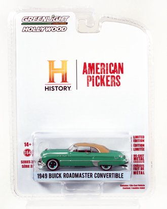 Chase 1:64 American Pickers (Current TV Series) - 1949 Buick Roadmaster Convertible