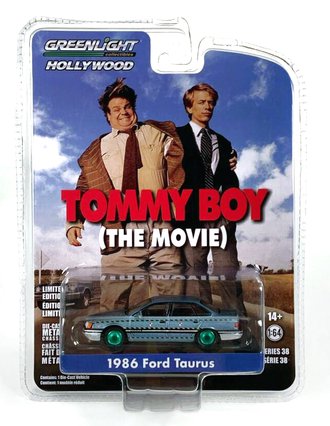 Chase 1:64 Tommy Boy (1995) - 1986 Ford Taurus Crash Test Vehicle "Zalinsky Auto Parts" Chase 1:64 Tommy Boy (1995) - 1986 Ford Taurus Crash Test Vehicle "Zalinsky Auto Parts"
