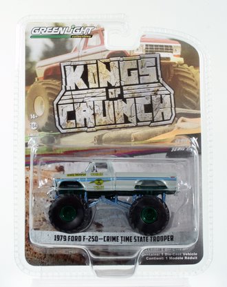 Chase 1:64 1979 Ford F-250 Monster Truck "Crime Time State Trooper" Chase 1:64 1979 Ford F-250 Monster Truck "Crime Time State Trooper"