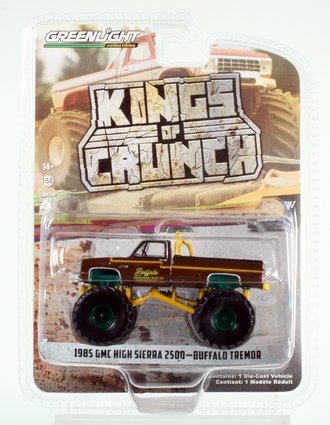 Chase 1:64 Kings of Crunch Series 11 - 1985 GMC High Sierra 2500 Monster Truck "Buffalo Tremor"