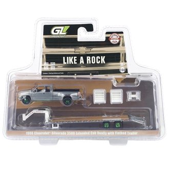 Chase 1:64 1998 Chevy Silverado 3500 Extended Cab w/Gooseneck Flatbed Trailer ***RAW Body***