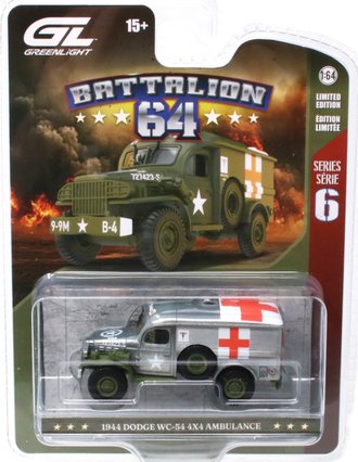Chase 1:64 1944 Dodge WC 54 4X4 Ambulance **RAW Body*** Chase 1:64 1944 Dodge WC 54 4X4 Ambulance **RAW Body***