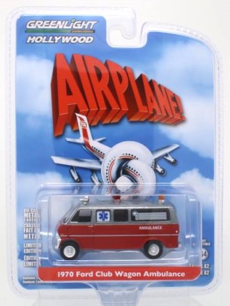 Chase 1:64 Airplane! (1980) - 1970 Ford Club Wagon Ambulance *** RAW Body***