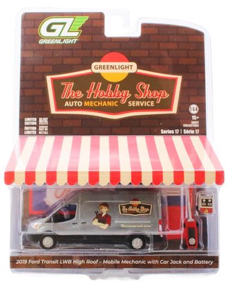 Chase 1:64 2019 Ford Transit LWB High Roof w/Car Jack & Battery ***RAW Body*** Chase 1:64 2019 Ford Transit LWB High Roof w/Car Jack & Battery ***RAW Body***