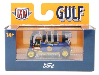 Chase 1:64 1932 Ford Roadster "Gulf" ***Gold Trim***