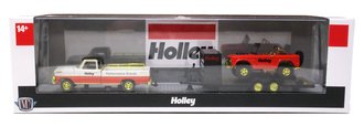 Chase 1:64 1969 Ford Ranger Truck w/1966 Ford Bronco "Holley" ***Gold Trim***