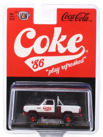 Chase 1:64 1979 Dodge 150 Macho Power Wagon "Coca-Cola" ***Red Trim***