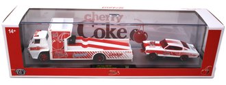 Chase 1:64 1966 Dodge L600 COE w/1966 Dodge Charger Gasser "Cherry Coke"