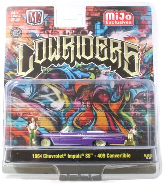 Chase 1:64 1964 Chevrolet Impala SS Convertible Top-Down Lowriders w/2 Ladies Figures Chase 1:64 1964 Chevrolet Impala SS Convertible Top-Down Lowriders w/2 Ladies Figures