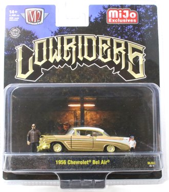 Chase 1:64 1956 Chevrolet Bel Air Lowriders w/2 Dad & Son Figures Chase 1:64 1956 Chevrolet Bel Air Lowriders w/2 Dad & Son Figures