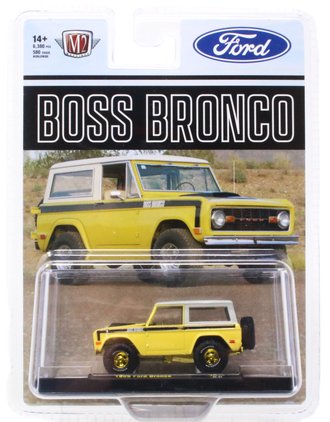 Chase 1:64 1969 Ford Boss Bronco ***Gold Trim***