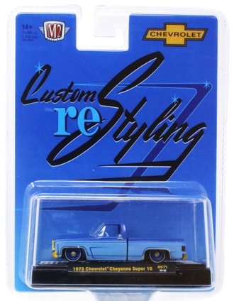 Chase 1:64 1973 Chevrolet Cheyenne Super 10 Custom Re-Styling (Blue) Chase 1:64 1973 Chevrolet Cheyenne Super 10 Custom Re-Styling (Blue)