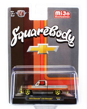 Chase 1:64 1978 Chevrolet C10 Silverado Squarebody Pickup Truck (Cool Gray) Chase 1:64 1978 Chevrolet C10 Silverado Squarebody Pickup Truck (Cool Gray)