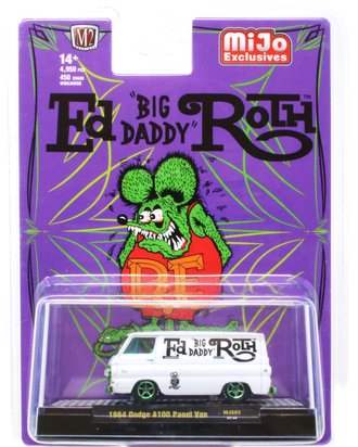 Chase 1:64 1964 Dodge A100 Panel Van "Rat Fink Ed Roth Collaboration"