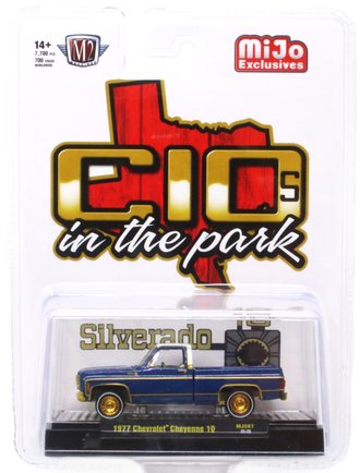 Chase 1:64 1977 Chevrolet Cheyenne 10 Pickup Truck "C10s In The Park" Chase 1:64 1977 Chevrolet Cheyenne 10 Pickup Truck "C10s In The Park"