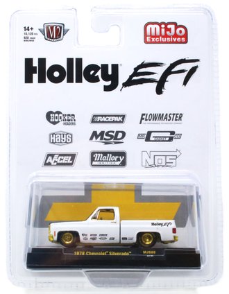Chase 1:64 1978 Chevrolet Silverado Custom Pickup Truck "Holley" (White) Chase 1:64 1978 Chevrolet Silverado Custom Pickup Truck "Holley" (White)