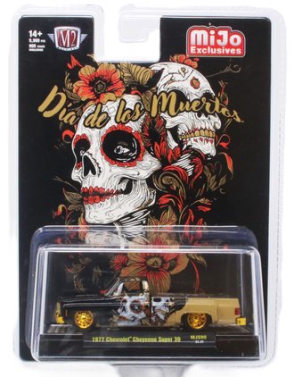 Chase 1:64 1977 Chevrolet Cheyenne Super 30 Pickup Truck "Dia De Los Muertos 2025" Chase 1:64 1977 Chevrolet Cheyenne Super 30 Pickup Truck "Dia De Los Muertos 2025"