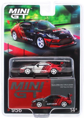 Chase 1:64 2022 Tokyo Auto Salon - Toyota GR86 HKS Type R "Advan" ***RAW Body***
