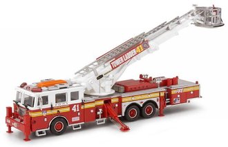1:64 Aerialscope Tower Ladder Truck "FDNY #41" 1:64 Aerialscope Tower Ladder Truck "FDNY #41"