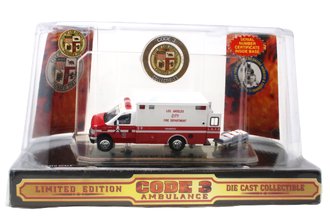 1:64 Ford E-350 Ambulance "Los Angeles #39" 1:64 Ford E-350 Ambulance "Los Angeles #39"
