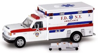 1:64 Ford E-350 Ambulance "FDNY Unit 253" 1:64 Ford E-350 Ambulance "FDNY Unit 253"